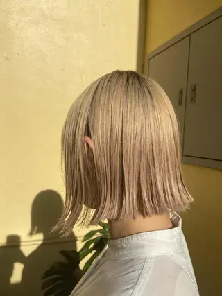 ショート カラー なかまみさと 🌼極上ヘッドスパのヘアスタイル