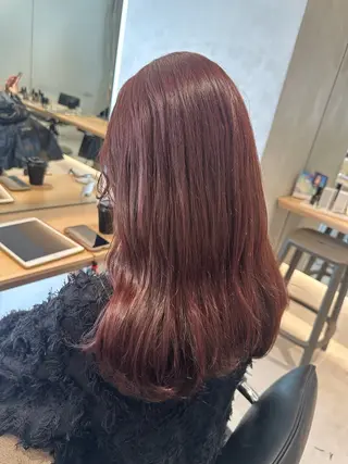 カラー 垢抜け韓国風ヘア カラーMIKUのヘアスタイル