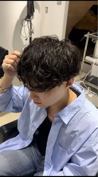 パーマ Men's salon Plug 船橋店所属・船橋駅5分/ PLUG/リョウガのヘアスタイル