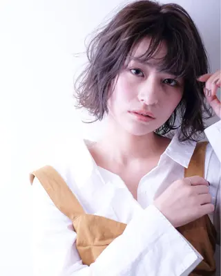 ミディアム サトウ レンマのヘアスタイル