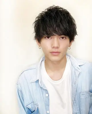 ミディアム メンズ 💎メンズカット ／パーマ/細野💎のヘアスタイル