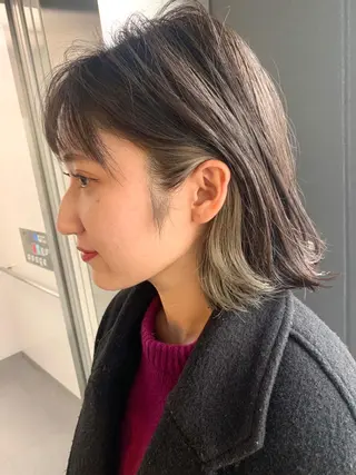 ショート カラー メンズヘア/レイヤー /ボブ山内春輝のヘアスタイル