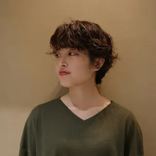 ショート パーマ 内田 海香のヘアスタイル