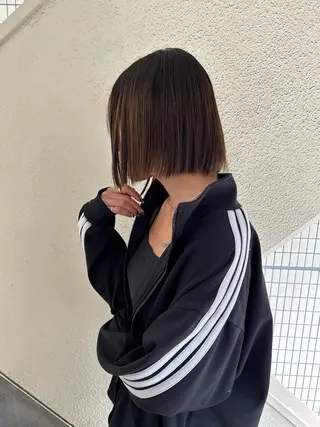 ショート カラー 池袋/似合わせ/縮毛 髪質改善【ugen】のヘアスタイル