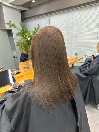 ロング パーマ 縮毛矯正モデル募集 RIKOのヘアスタイル