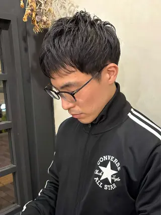 ショート メンズ ✨メンズ縮毛モデル 募集✨イブキのヘアスタイル