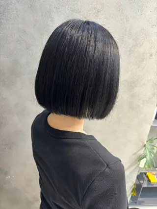 ショート カラー ヘアアレンジ ボブ/透明感ベージュ 🫧クルミ🌟のヘアスタイル