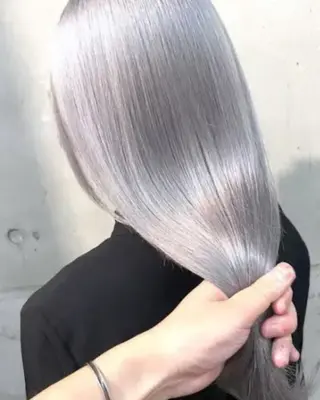 ロング 縮毛矯正☆白髪ぼかし 専門ゆうぞうのヘアスタイル