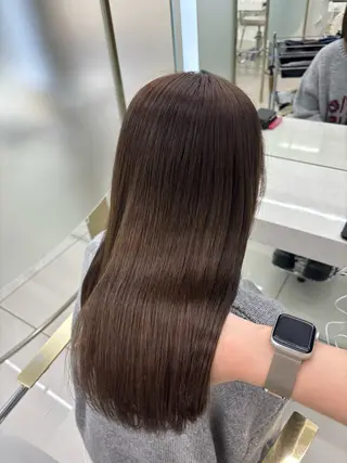 ロング さつき/ガーリー モテヘア/上品カラーのヘアスタイル