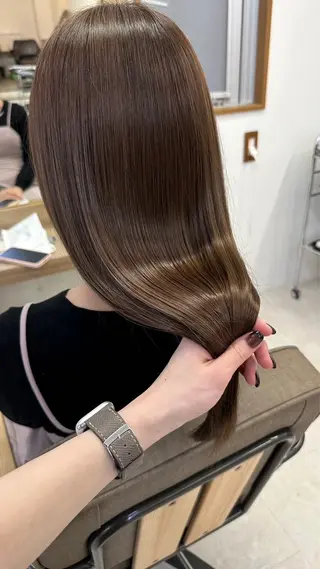 ロング カラー Una並木坂  透明感カラー＆髪質改善＆韓国ヘア所属・松本 凜那のヘアスタイル