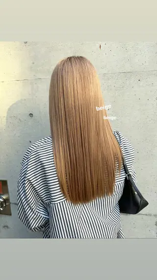 ロング カラー v-lab studio所属・韓国レイヤーカット/ 艶カラー/ noaのヘアスタイル