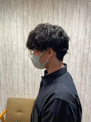 ショート パーマ メンズ ツイスパ/メンズ特化 🦋𝑺𝑶𝑵𝑬の眉毛・アイブロウイメージ