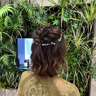 ミディアム ヘアアレンジ ヘアアレンジ /ネイル/美波のヘアスタイル