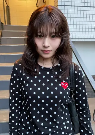 セミロング パーマ sano rikitoのヘアスタイル