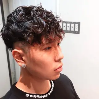 ショート パーマ メンズ ヨリソイhair salon所属・浦添メンズ 経験20年／のヘアスタイル