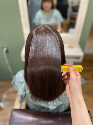 セミロング 池田 杏のヘアスタイル