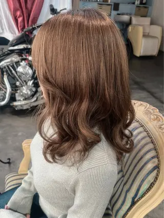 ミディアム sena 西大分Marianaのヘアスタイル