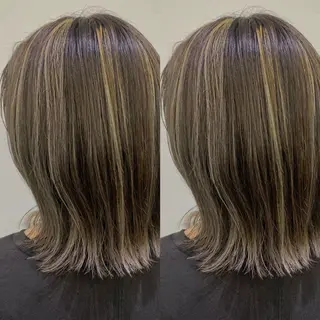 ミディアム ブリーチ無しカラー✨ 美鈴のヘアスタイル