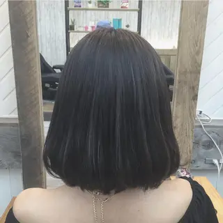 ミディアム カラー 前髪顔周り✂️店長 ❤️アマミヤ❤️のヘアスタイル