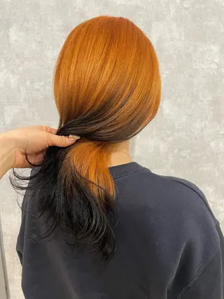 セミロング カラー ヘアアレンジ 透明感カラー/推しカ ラー☁️JURAのヘアスタイル