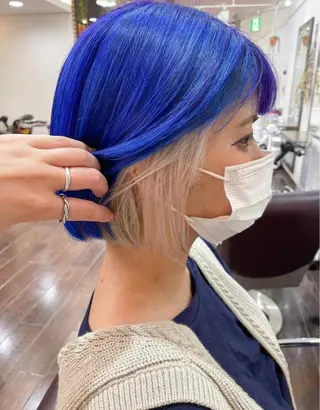 ショート カラー メンズヘア個性派 ネイル/コトミ🐸のネイルデザイン