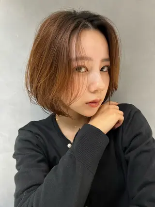 ショート カラー 忠本 功のヘアスタイル