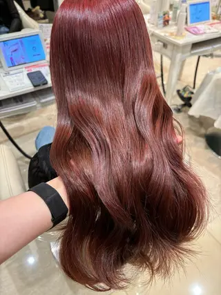 ロング カラー ぷっつりボブ🫧 タケウチアミのヘアスタイル