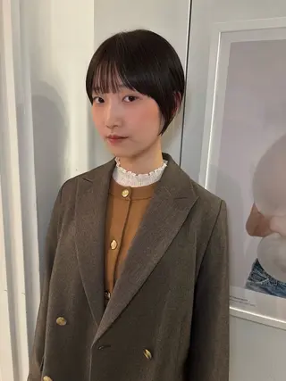 ショート riria/ショート /ブラウンカラー🎀のヘアスタイル