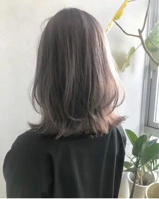 ミディアム カラー nakahara madokaのヘアスタイル