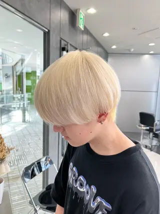 カラー メンズ 韓国ヘア🖤/透明感 shihoのヘアスタイル