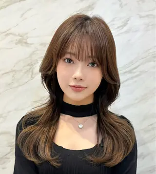 セミロング 🌿銀座《韓国ヘア ✨》ともき🍀のヘアスタイル