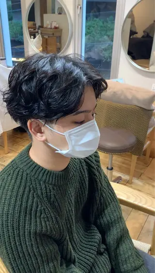 ショート パーマ メンズ メンズStylist 山根慧のヘアスタイル