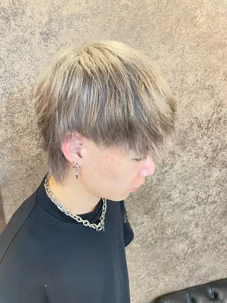 ショート メンズ メンズパーマ特化 カバヤマ　リョウのヘアスタイル
