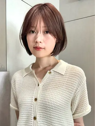 ショート カラー パーマ kazuki ✂︎銀座美容師のヘアスタイル