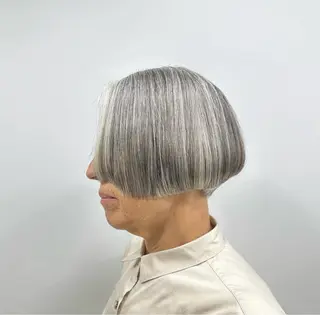 ショート 🫧RYOグレージュ /透け感カラー🫧のヘアスタイル