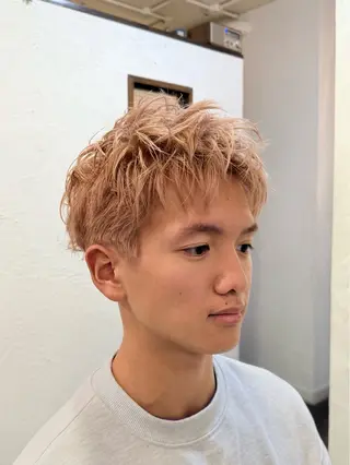 ショート カラー メンズ メンズ/スパイキー ショート/isseyのヘアスタイル