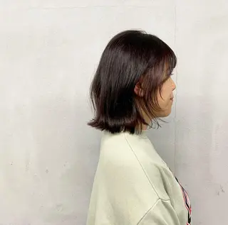 ミディアム カラー パーマ ヘアアレンジ メンズ キッズ ネイル マツエク・マツパ #tag 稗田綾加のヘアスタイル