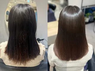 セミロング 🫧美髪縮毛矯正🫧 横山 遥のヘアスタイル