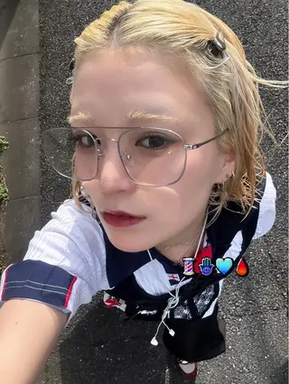 ショート カラー hair salon　丹tan所属・Rena✴︎トレンド ×スタンダードMIXのヘアスタイル