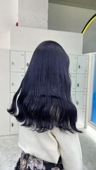 ロング カラー 韓国風透明感 カラー koumiのヘアスタイル