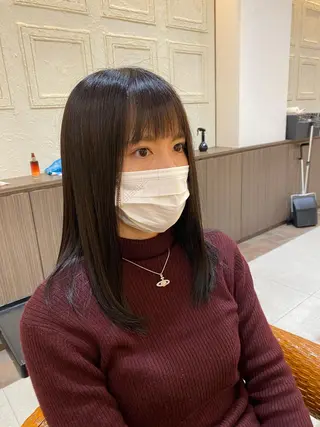 セミロング 佐野 太河のヘアスタイル