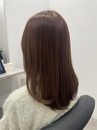セミロング カラー 髪質改善🌸 loki/板坂朋香のヘアスタイル