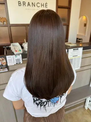 セミロング ブランシェ神領店 稲垣 葵のヘアスタイル