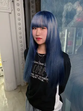 ロング カラー ヘアアレンジ @kyoniyy KYONIのヘアスタイル