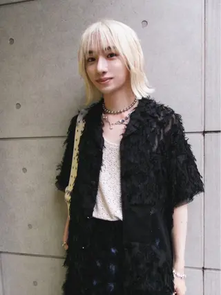 ミディアム カラー メンズ GO TODAY シェアサロン　原宿本店所属・原宿↔︎浦和　美容師 折笠　亮のヘアスタイル