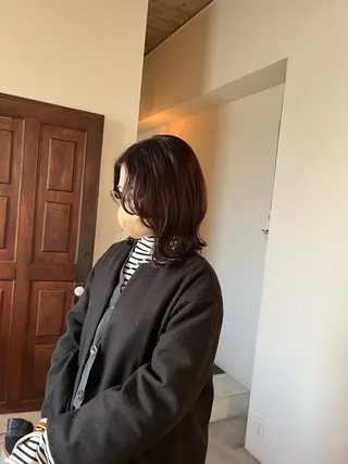 ミディアム カラー 前川 華恋 / room3のヘアスタイル