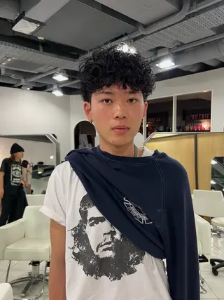 ショート パーマ メンズ Kawano Kaitoのヘアスタイル