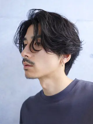 パーマ メンズ 名古屋メンズカラー 特化小林我修のヘアスタイル