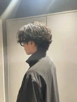 ミディアム パーマ メンズ 🔱メンズパーマ特化 🔱山下和輝のヘアスタイル