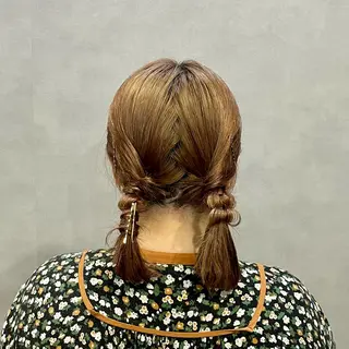 ショート ヘアアレンジ 褒められヘアメイク /‎ボブ女子🐶みおのヘアスタイル